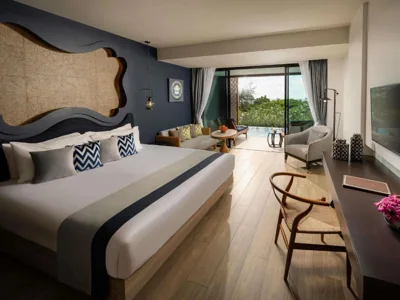 デラックススイート（プールアクセス、シービュー、キングベッド1台） — Avista Grande Phuket Karon - MGallery